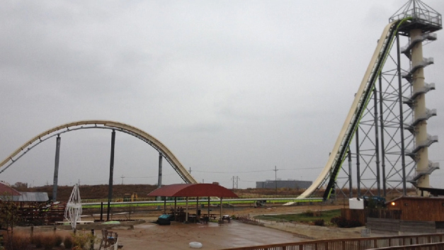 World's tallest 17 story water slide