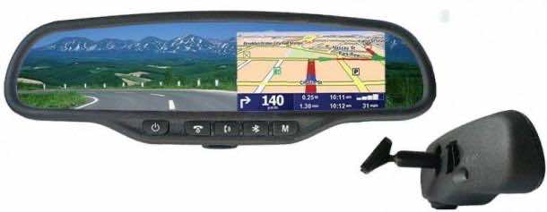 4_3_lcd_gps_rear_view_mirror_touch_screen_monitor