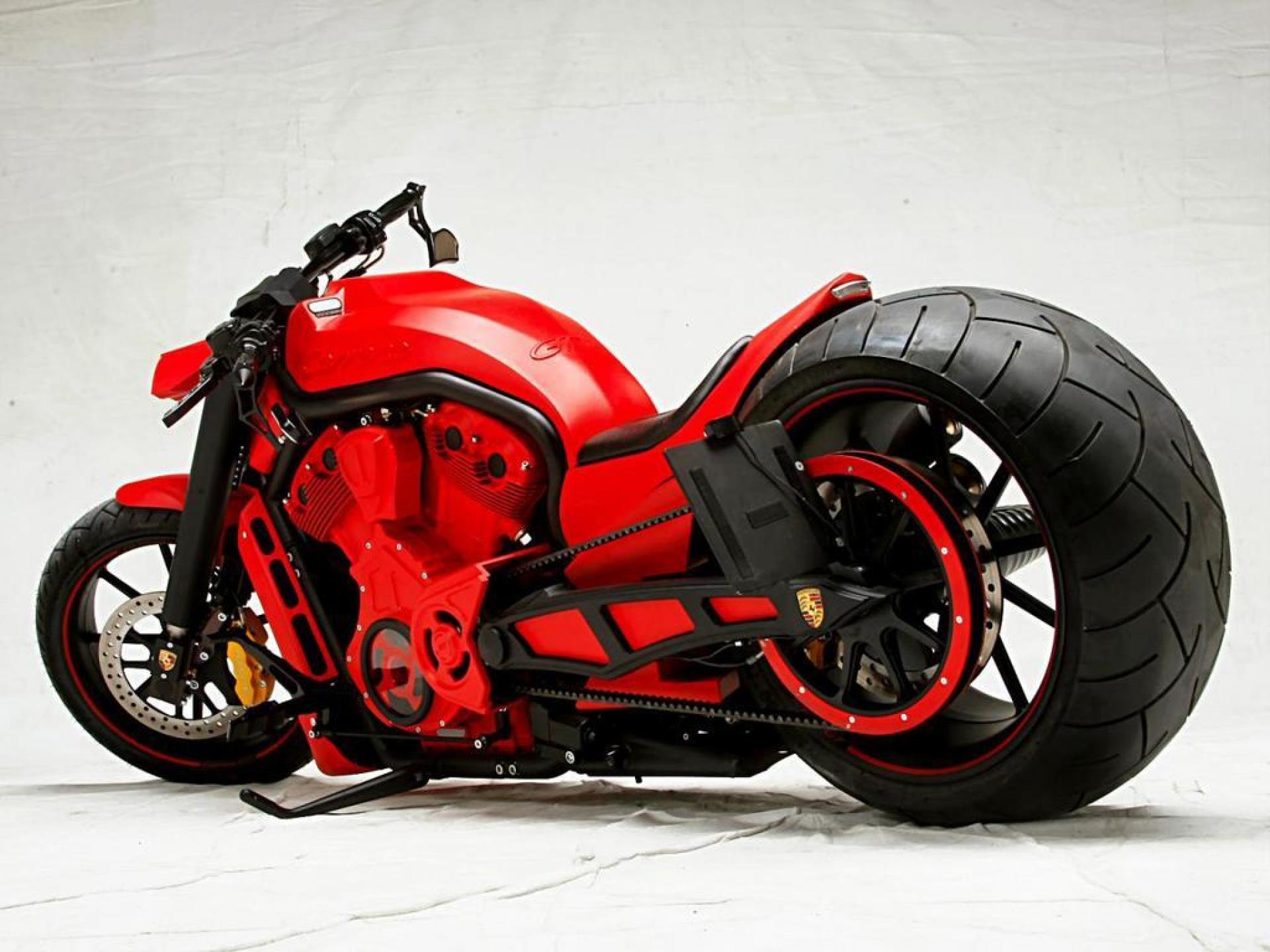 保时捷 - 卡斯托姆自行车 - 沃尔牌板 - 保时捷 -  custom-bike stock-photos_1920x1080