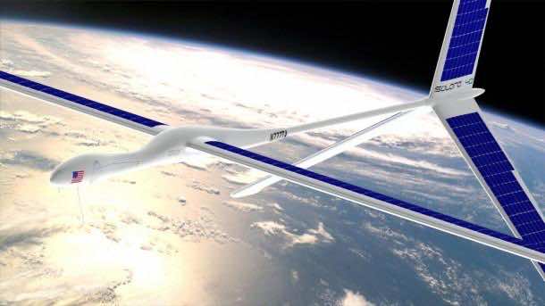 太阳能飞机能够在空中停留3年
