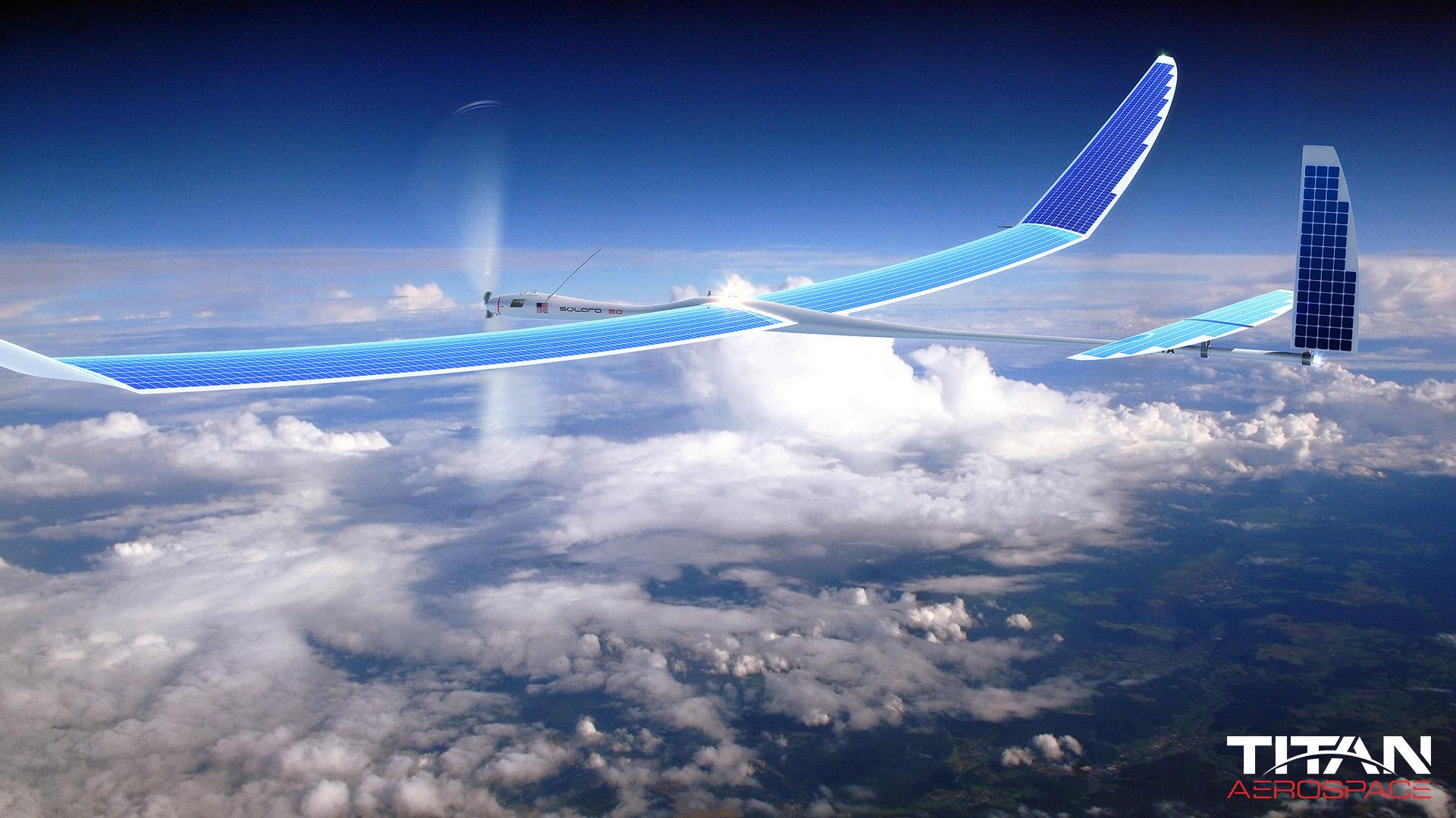太阳能飞机可在空中飞行数年
