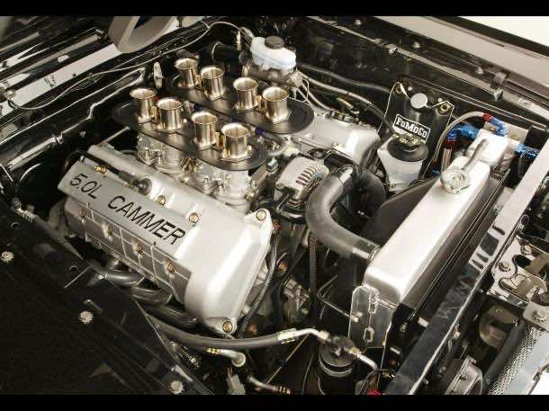 5.0L DOHC“Cammer”V8板条箱发动机