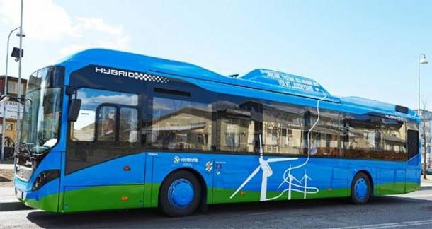 沃尔沃电动公交车
