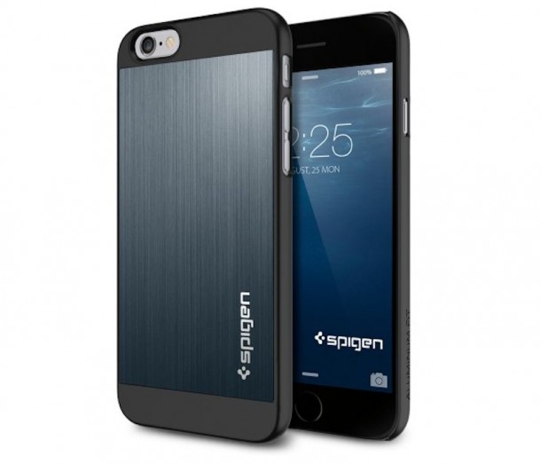 3.Spigen iPhone 6外壳铝制贴合