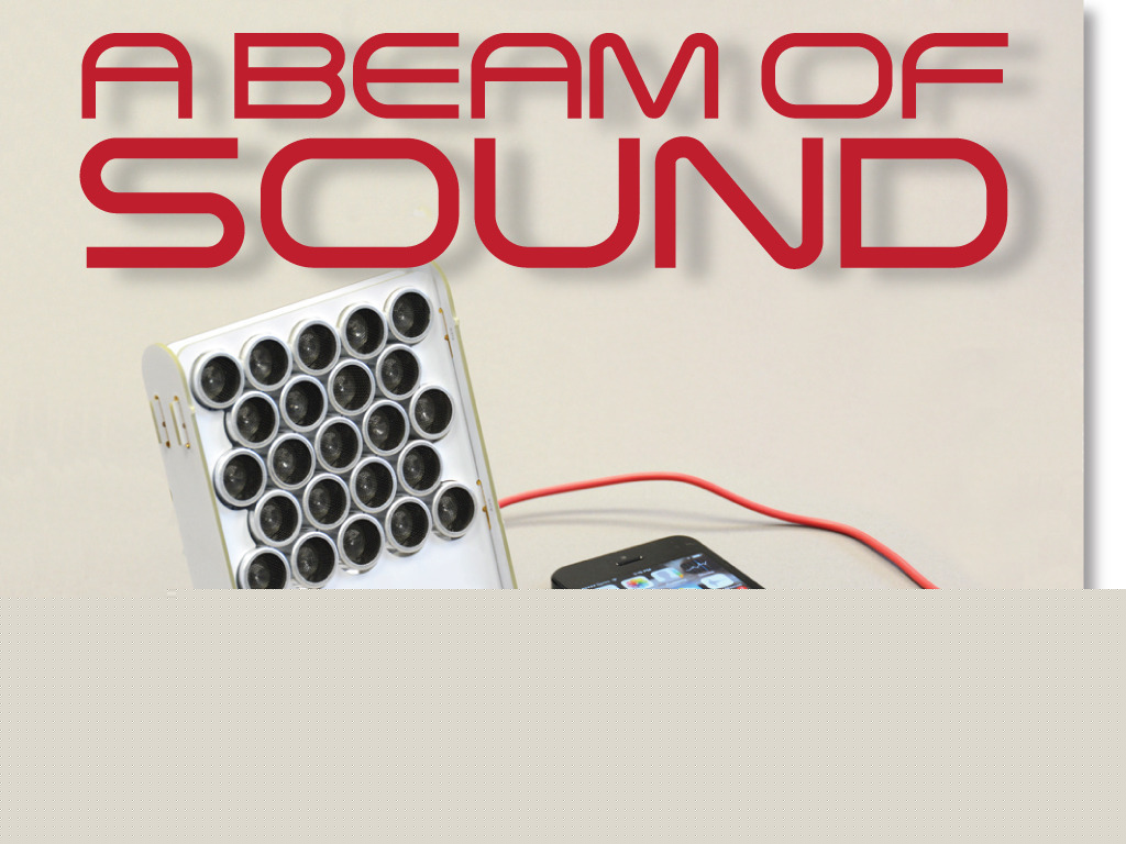 独特的扬声器-声音激光Snap