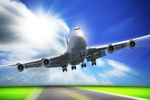 波音客机在绿色柴油机上苍蝇3