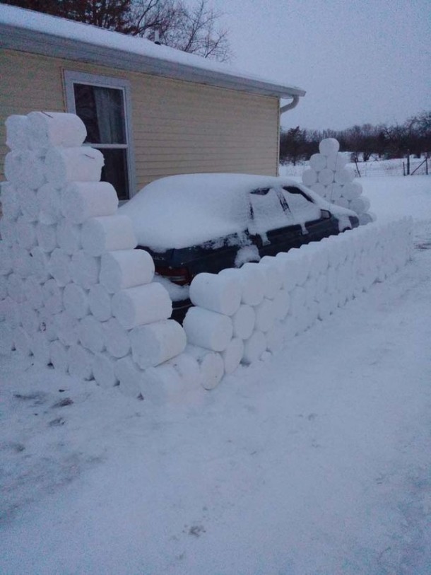 雪恶作剧——建一个冰屋