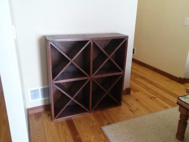 DIY酒架,可以容纳96瓶8