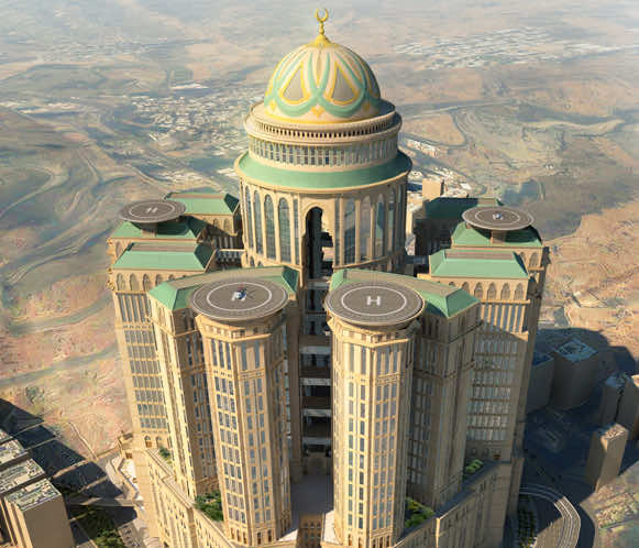 沙特阿拉伯麦加5中正在建造世界上最大的酒店