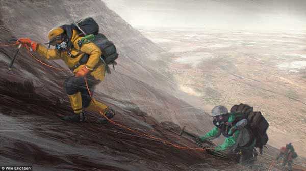 火星通过艺术家的画布3的壮丽未来3