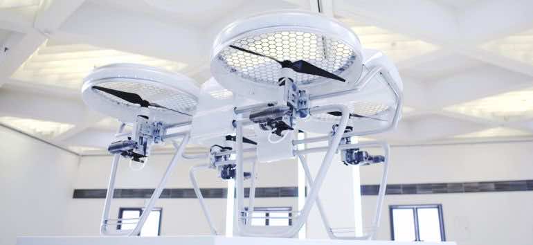 Yeair混合动力汽油和电动四轴飞行器8