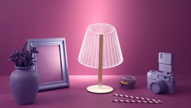 灯泡灯创造3D错觉4