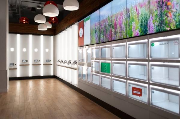 您可以在Eatsa餐厅通过iPad订购食物