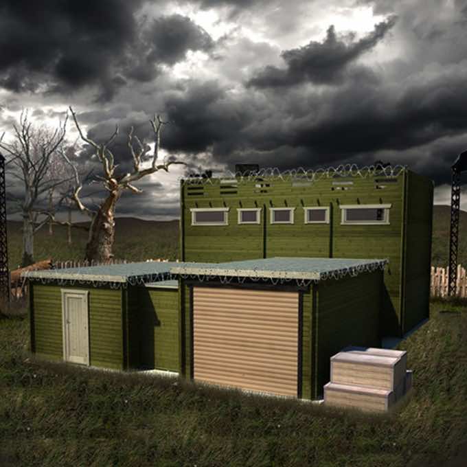 老虎棚僵尸小屋