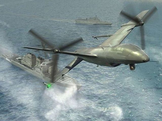 新的美国军事无人机可以在任何地方降落