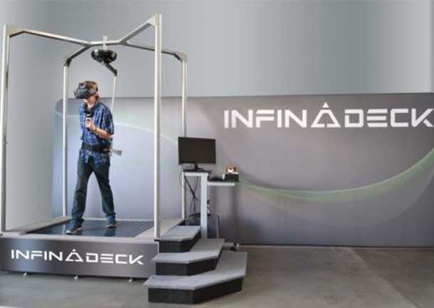 Infinadeck全方位为你跑步机将改变虚拟现实