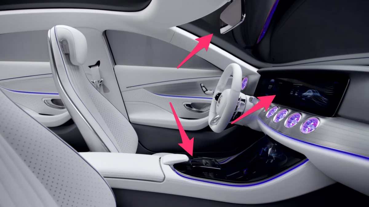 梅赛德斯奔驰CIAA速度速度为50mph 5时会转换