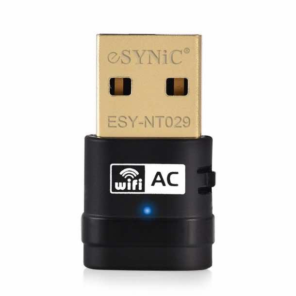 AC 600Mbps双频段USB WiFi适配器Esynic