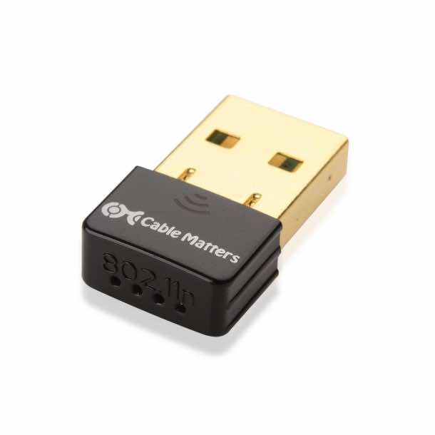 电缆物质镀金无线n 150Mbps nano USB适配器