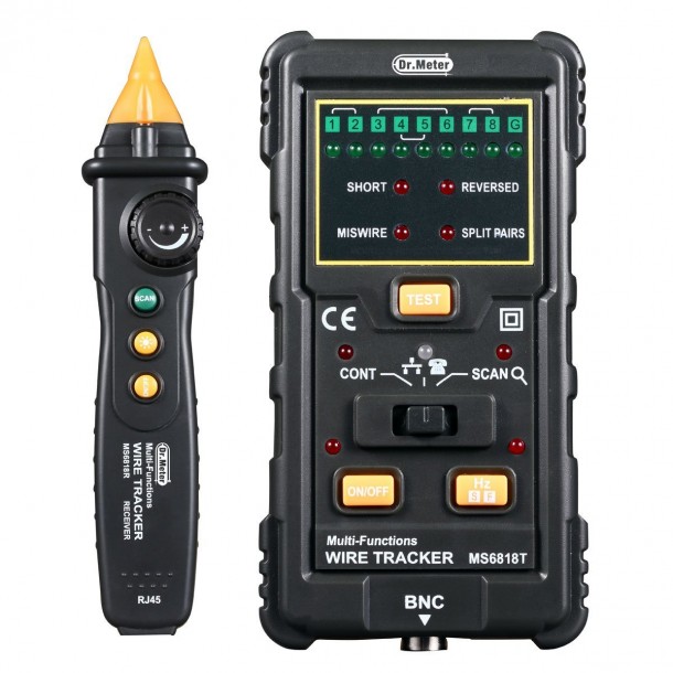 Dr.Meter MS6818手持网络线跟踪器