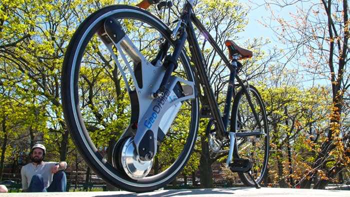 电池供电，更换轮胎重新发明了电动自行车的想法