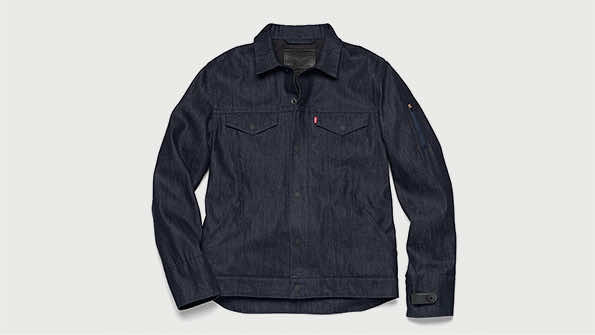 谷歌的Project Jacquard将可穿戴技术融入Levi 's的卡车司机牛仔夹克中