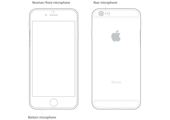 iPhone麦克风hole5