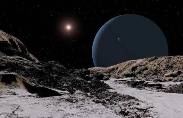 这是我们的太阳系中的每个星球的太阳的样子