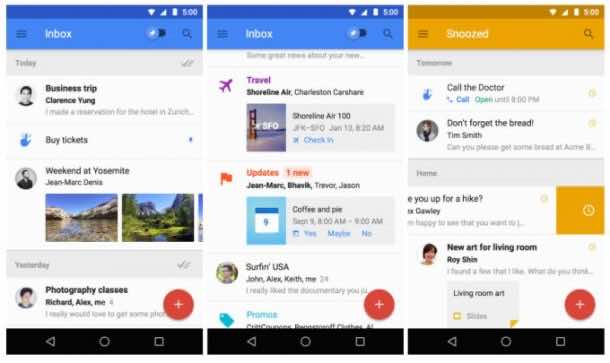 谷歌收件箱screeshot。学分:www.cirrusinsight.com