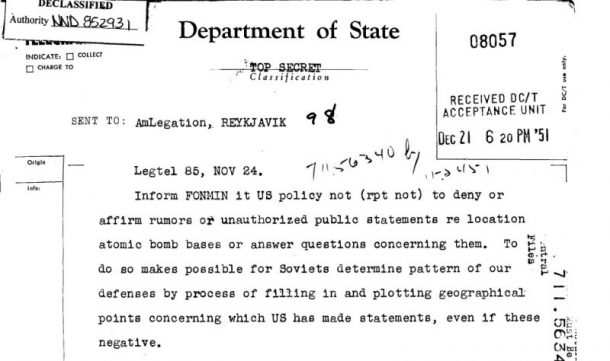 美国人考虑将核武器隐藏在冰岛，而没有告诉her_image 1