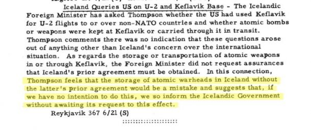 美国人考虑将核武器隐藏在冰岛，而无需告诉HER_IMAGE 2
