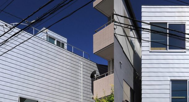 这座超瘦的4米宽房屋被挤在Tokyo_image 8的两座建筑物之间