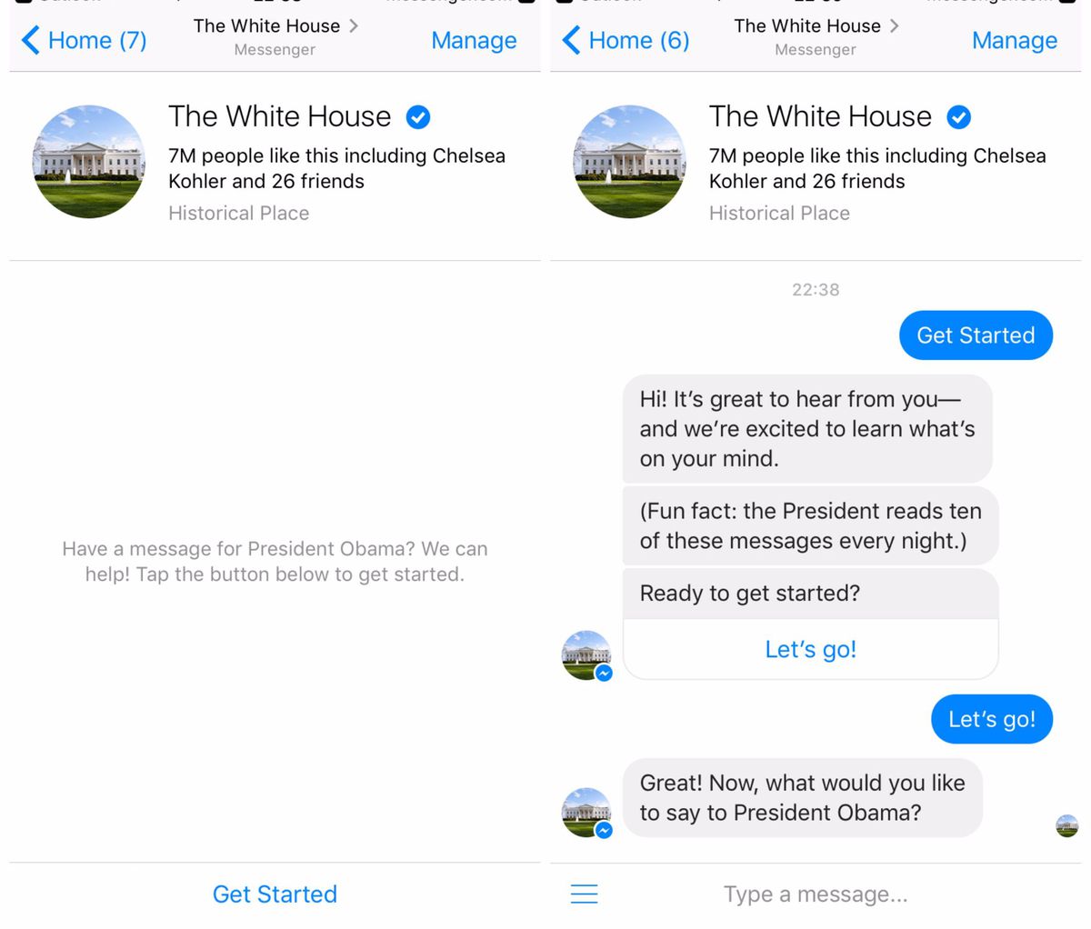 使用Facebook给奥巴马发送电子邮件