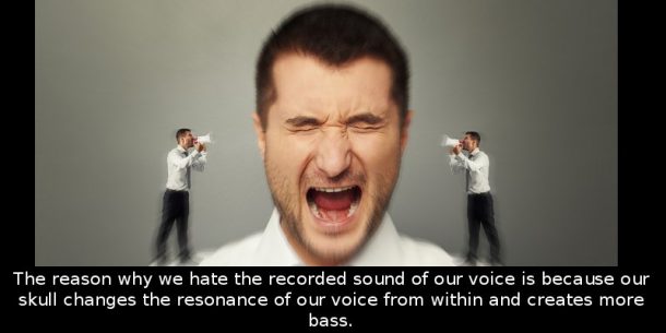 为什么我们录制的声音听起来不一样