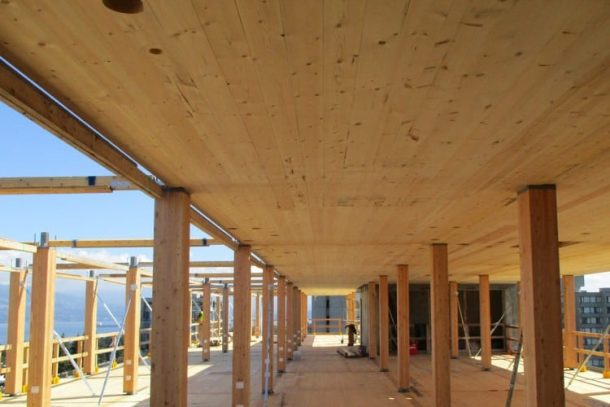 世界上最高的木制住宅塔楼临近Completion_Image 1