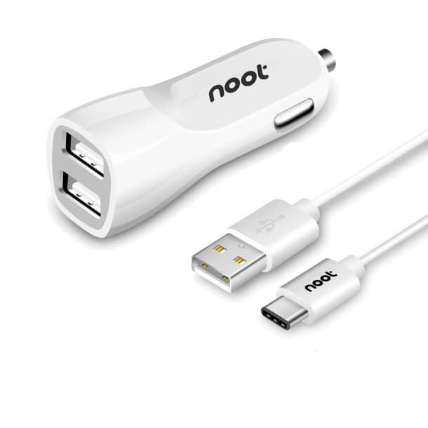 USB Type C汽车充电器，Noot产品3.3英尺USB-C到A充电电缆小米Mi Max 2