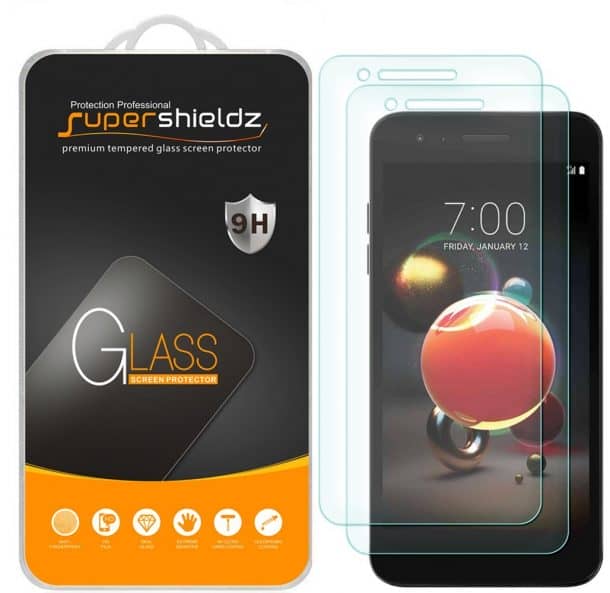 SuperShieldz是LG Aristo 2的最佳屏幕保护器之一
