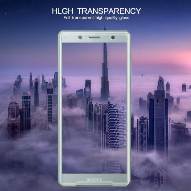 PULEN钢化玻璃屏幕保护索尼Xperia XZ2紧凑型