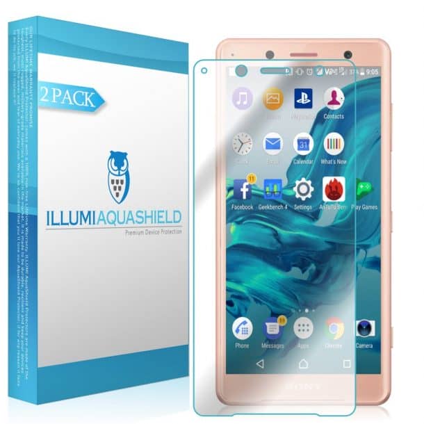 aquasshield全覆盖屏幕保护索尼Xperia XZ2紧凑型