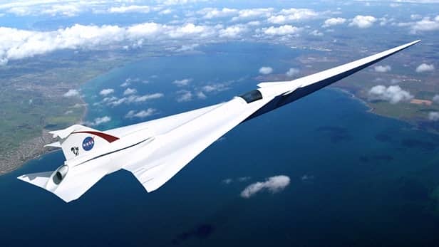 洛克希德·马丁（Lockheed Martin）和NASA大楼X-59超音速喷气机