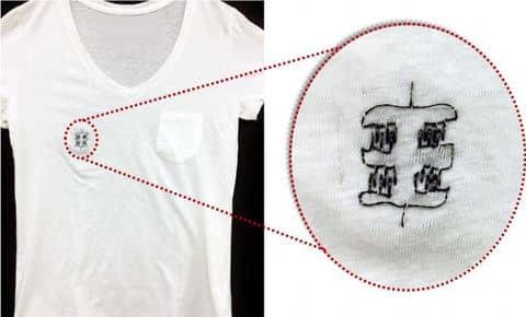 可充电的服装电池