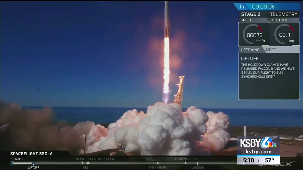 spacex今天发射了64颗卫星