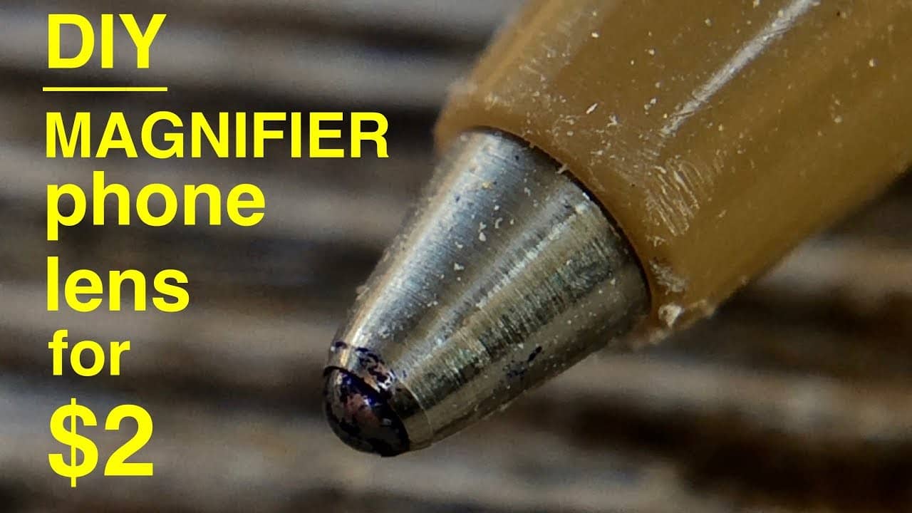 Chris Notap展示了如何为你的智能手机制作微距镜头!