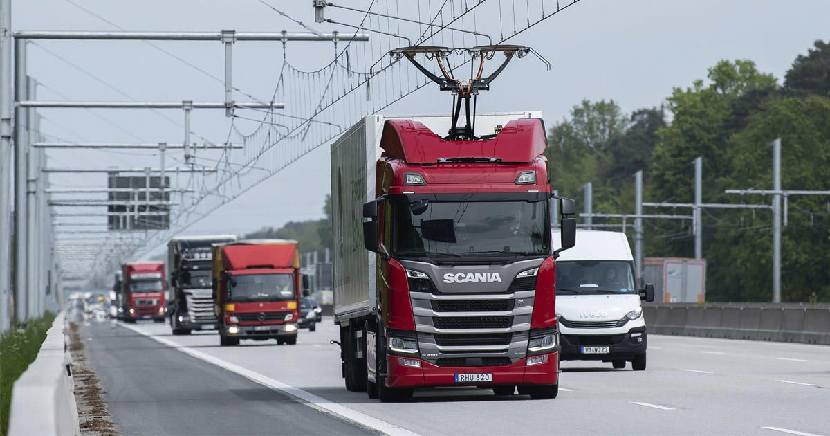 卡车的第一台eHighway已在德国开业