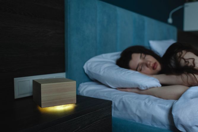 睡眠箱被做成了一个合适的小工具-朱灯