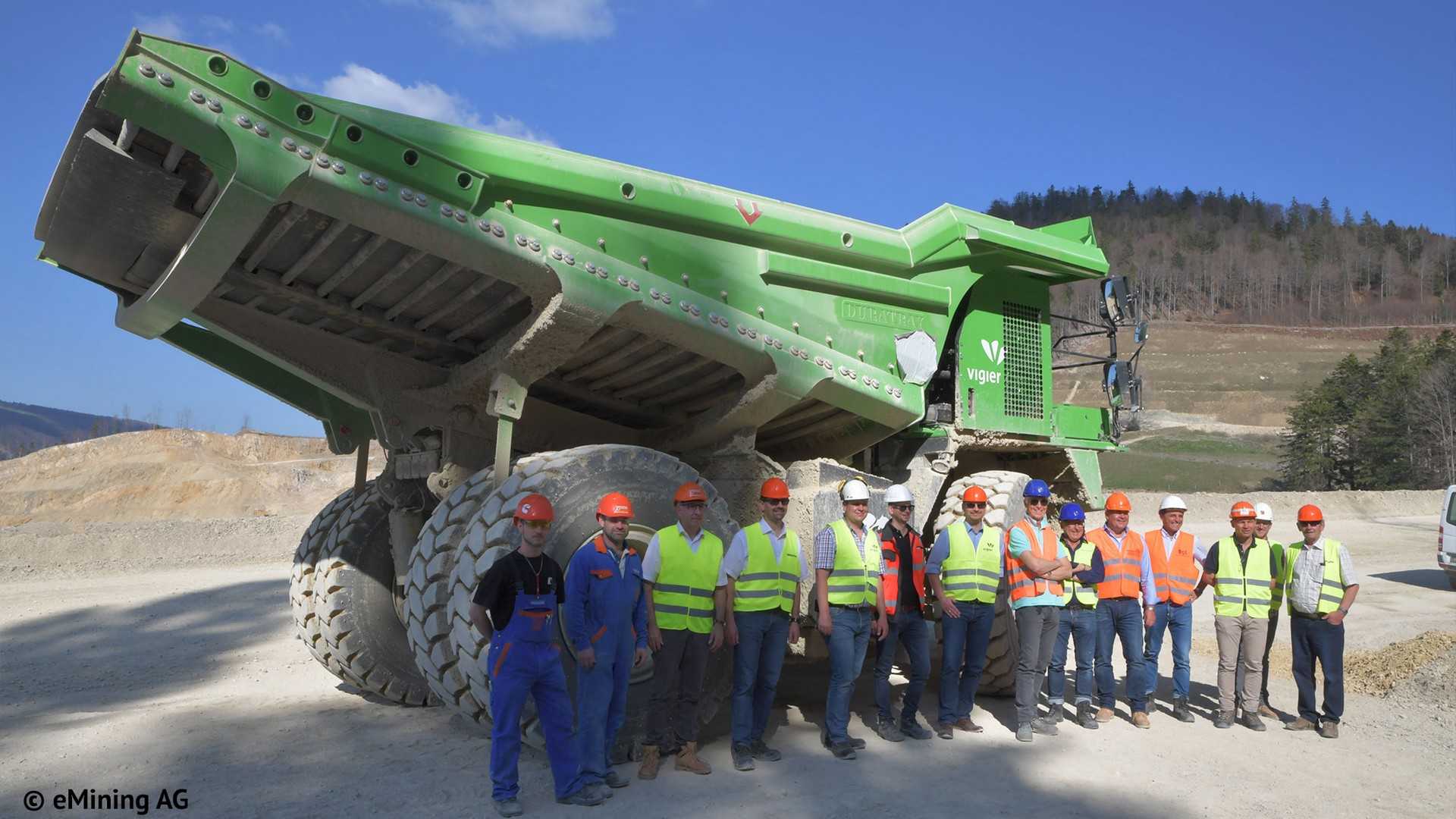 Elektro Dumper是自卸车，也是最大的电动汽车