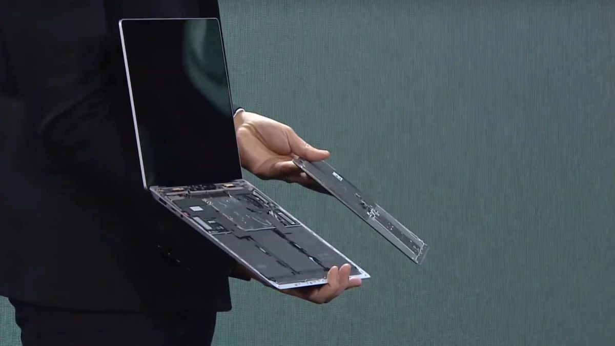 磁铁让微软的Surface笔记本电脑更容易修理