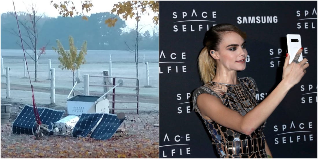 三星太空自拍卫星坠毁!