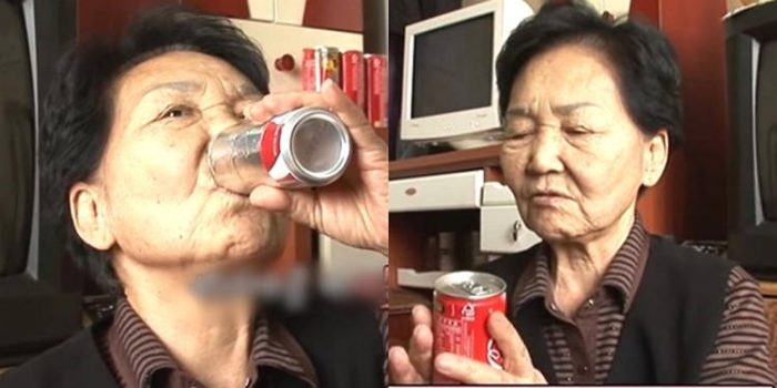 这个女人在过去的40年里每天喝10罐可乐
