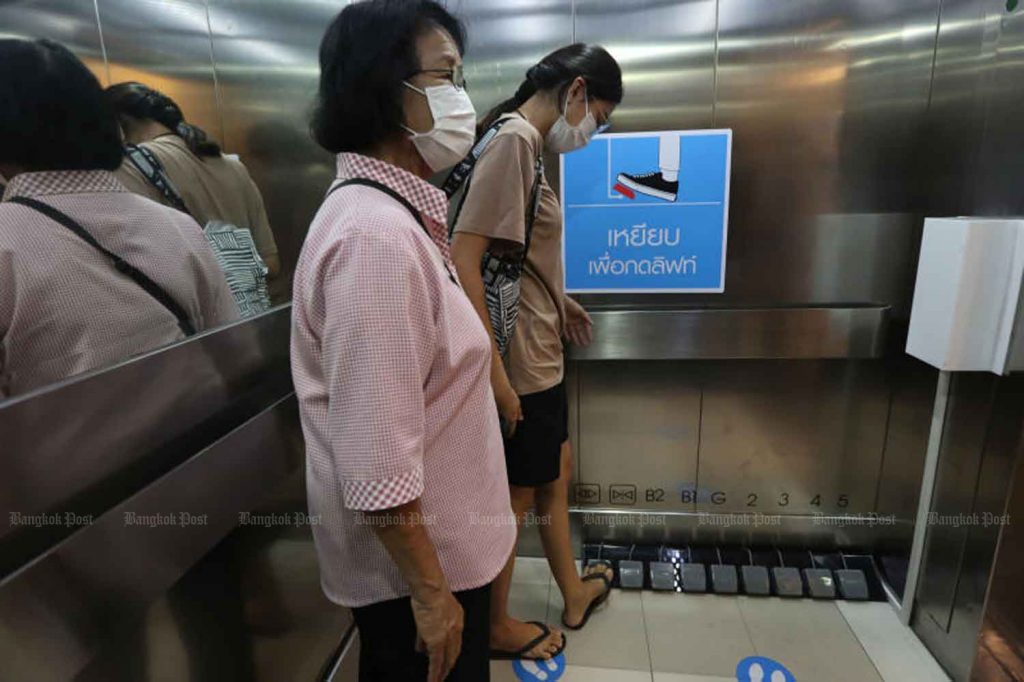 SeaCon Square安装的脚踏板而不是举重按钮